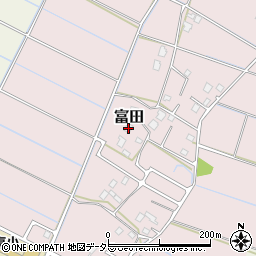 千葉県大網白里市富田1164周辺の地図