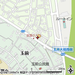 ワークマンプロ市原五井店駐車場周辺の地図