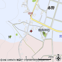 京都府舞鶴市赤野337周辺の地図