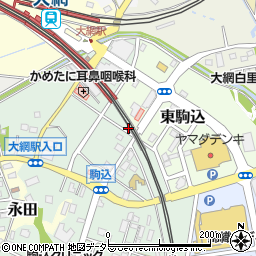 千葉県大網白里市駒込444-6周辺の地図