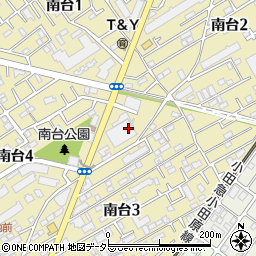 神奈川県相模原市南区南台周辺の地図