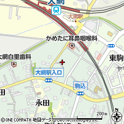 千葉県大網白里市駒込454周辺の地図