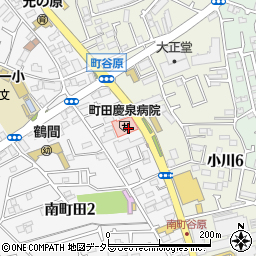 タイムズ町田慶泉病院第１駐車場周辺の地図