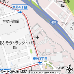 神奈川県厚木市上依知672-10周辺の地図