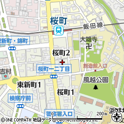 長野銀行飯田支店周辺の地図