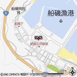 鳥取県鳥取市気高町八束水姫路周辺の地図