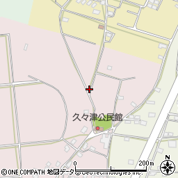 千葉県市原市久々津582周辺の地図