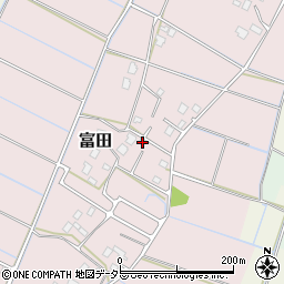 千葉県大網白里市富田1161-2周辺の地図
