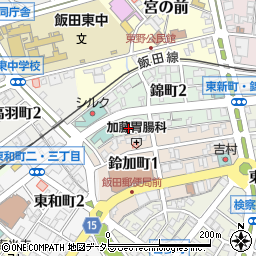 長野県飯田市錦町1丁目2周辺の地図