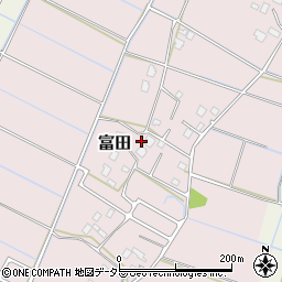 千葉県大網白里市富田1161周辺の地図