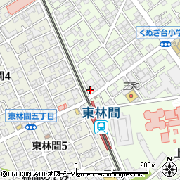 三井住友銀行東林間駅前 ＡＴＭ周辺の地図
