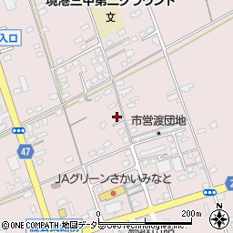 鳥取県境港市渡町1929-2周辺の地図
