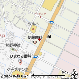 千葉県大網白里市大網223周辺の地図