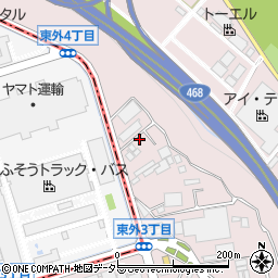 神奈川県厚木市上依知672-1周辺の地図