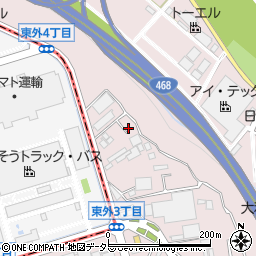 神奈川県厚木市上依知671-8周辺の地図