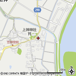 美笠工務店周辺の地図