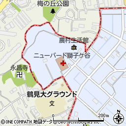 神奈川県横浜市鶴見区獅子ケ谷3丁目10-8周辺の地図