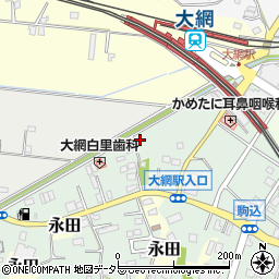 千葉県大網白里市駒込1559周辺の地図