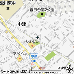 神奈川県愛甲郡愛川町中津1443周辺の地図