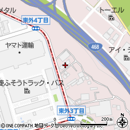 神奈川県厚木市上依知670-1周辺の地図