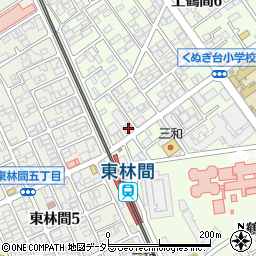きらぼし銀行東林間支店周辺の地図
