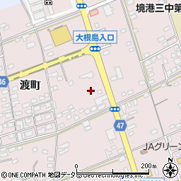 鳥取県境港市渡町2742-1周辺の地図