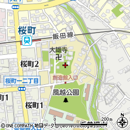 長野県飯田市大王路周辺の地図
