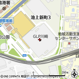 コストコホールセール　川崎倉庫店周辺の地図