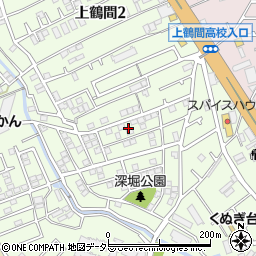 神奈川県相模原市南区上鶴間3丁目8周辺の地図