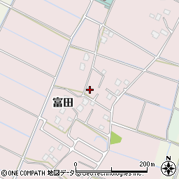 千葉県大網白里市富田1389周辺の地図