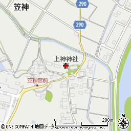 上神神社周辺の地図
