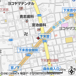 神奈川県横浜市鶴見区下末吉4丁目9周辺の地図