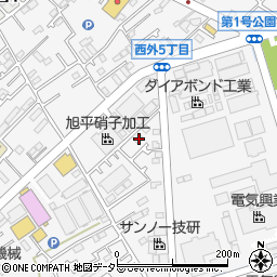 神奈川県愛甲郡愛川町中津957-14周辺の地図