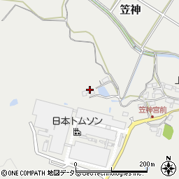 岐阜県美濃市笠神712-4周辺の地図