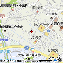 千葉県大網白里市大網56周辺の地図