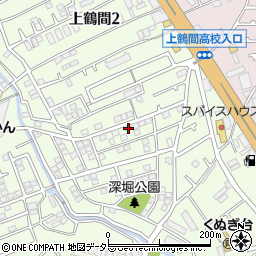 神奈川県相模原市南区上鶴間3丁目8-17周辺の地図