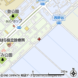 千葉県市原市西野谷106周辺の地図