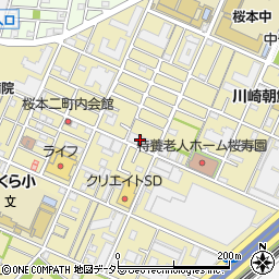 菊池工業所周辺の地図