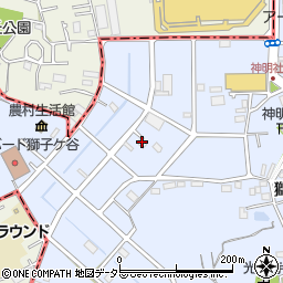 神奈川県横浜市鶴見区獅子ケ谷3丁目4-24周辺の地図