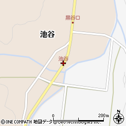 池谷周辺の地図