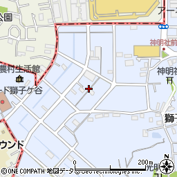 神奈川県横浜市鶴見区獅子ケ谷3丁目4-27周辺の地図