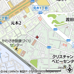 ライオンズガーデン川崎周辺の地図