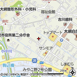 千葉県大網白里市大網55周辺の地図