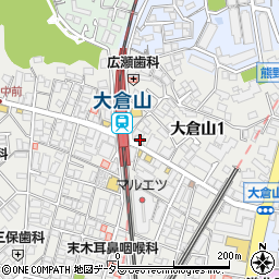 健康堂整骨院大倉山新院周辺の地図
