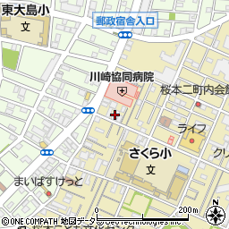 竹山荘周辺の地図
