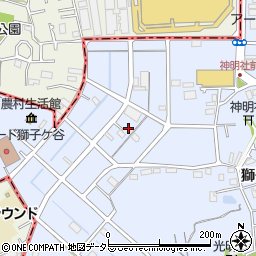 神奈川県横浜市鶴見区獅子ケ谷3丁目4-28周辺の地図