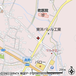 岐阜県関市武芸川町高野340周辺の地図