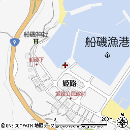 鳥取県漁業協同組合浜村支所漁具倉庫周辺の地図