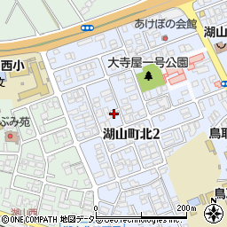 鳥取県鳥取市湖山町周辺の地図