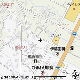 千葉県大網白里市仏島50周辺の地図